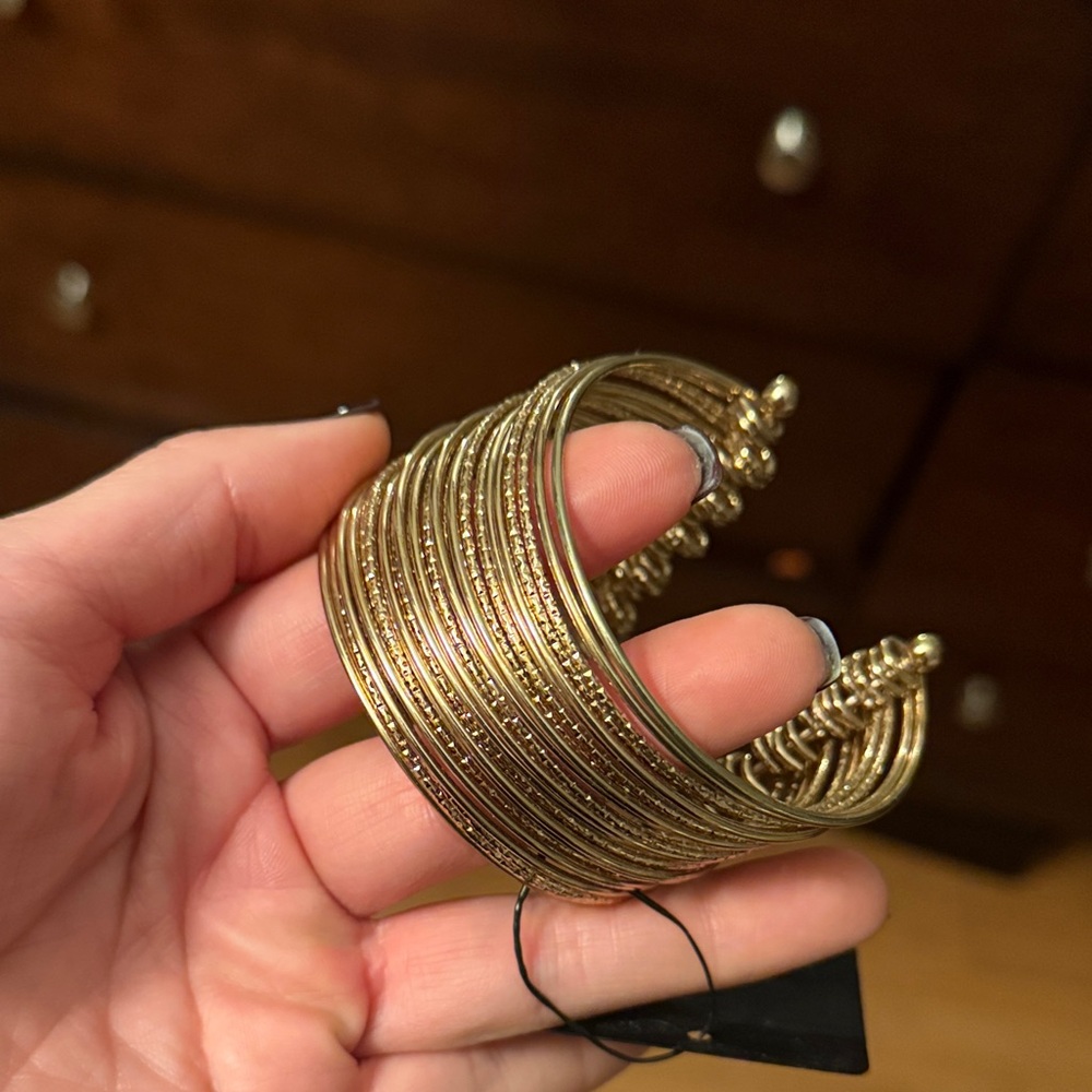 Gold Cuff Bracelet